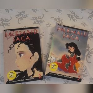 Mermaid Saga Viz Media 2 & 3 manga graphic novel comic anime paperback Book